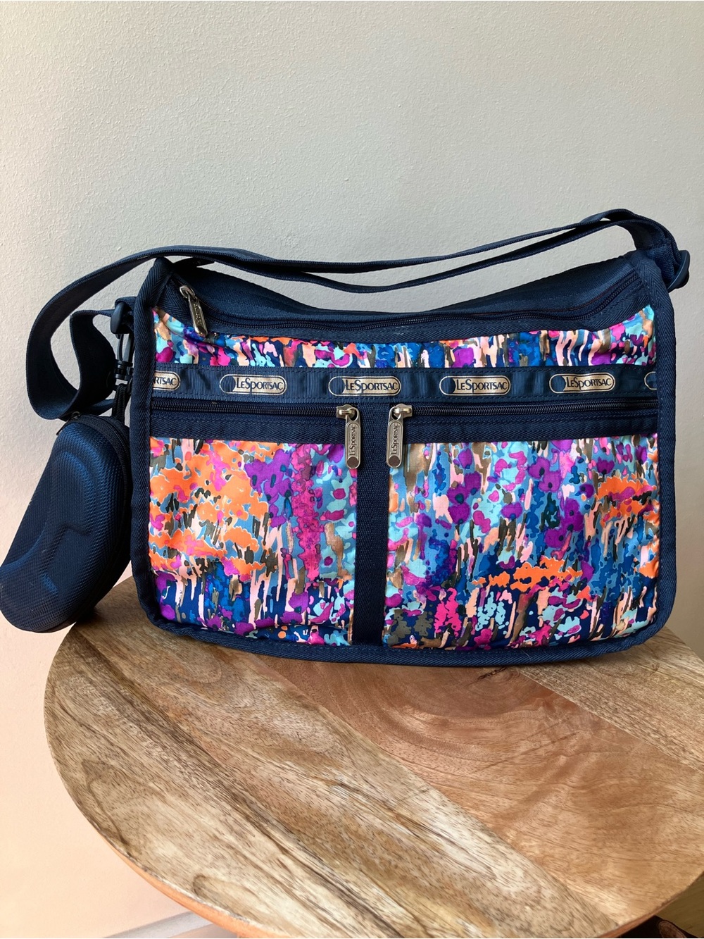 LeSportSac | Deluxe Everyday Crossbody Bag Abstract Watercolor Florals